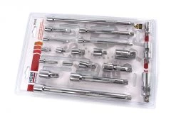 HBM 20 Delige Verloop Adapter, Verlengstukken En Kniestukkenset