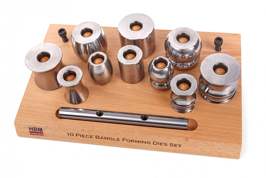 HBM 10 Delige Bangle Maker Forming Set Voor Armbanden 1 HBM 10 Delige Bangle Maker Forming Set Voor Armbanden