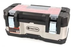 Tactix Professionele RVS Gereedschapskoffer Met Uitneembare Opbergbakjes -Meubelgereedschap Winkel hbm 242 40.jpg 1200x600 34089ebc88