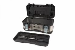 Tactix Professionele RVS Gereedschapskoffer Met Uitneembare Opbergbakjes