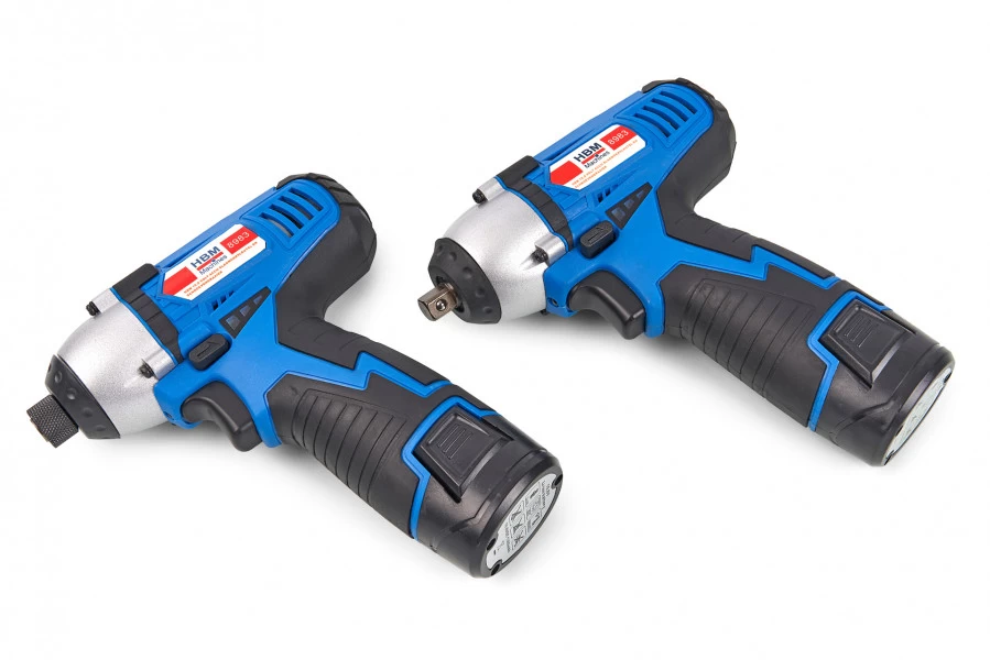 HBM 10,8 Volt Accu Slagmoersleutel En Slagschroevendraaier 1 HBM 10,8 Volt Accu Slagmoersleutel En Slagschroevendraaier