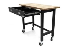 HBM Werkbank Met Massief Houten Blad, 2 Laden, Verrijdbaar, 122 Cm -Meubelgereedschap Winkel hbm 3072 8.jpg 1200x600 46c59ebc88