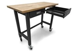 HBM Werkbank Met Massief Houten Blad, 2 Laden, Verrijdbaar, 122 Cm -Meubelgereedschap Winkel hbm 3074 9.jpg 1200x600 d06a4ebc88