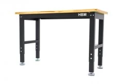 HBM Werkbank Met Massief Houten Blad, In Hoogte Verstelbaar, 122 Cm -Meubelgereedschap Winkel hbm 3141 4.jpg 1200x600 f3bc0ebc88