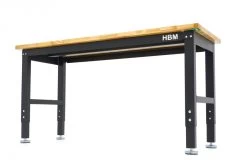 HBM Werkbank Met Massief Houten Blad, In Hoogte Verstelbaar, 152 Cm 16 HBM Werkbank Met Massief Houten Blad, In Hoogte Verstelbaar, 152 Cm -Meubelgereedschap Winkel hbm 3154 2.jpg 1200x600 0ea29ebc88