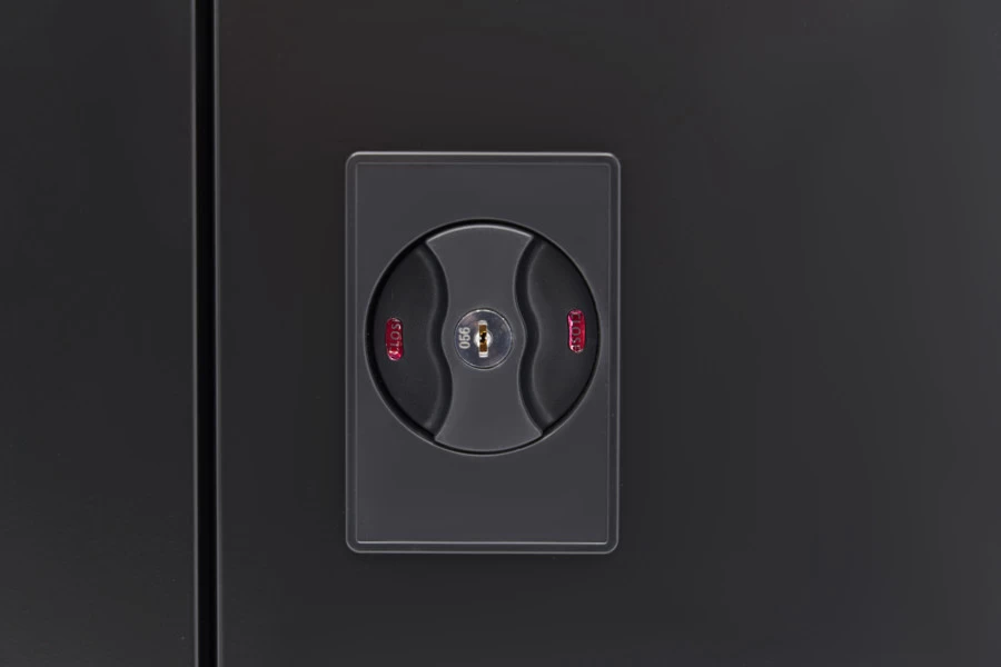 HBM Profi Gereedschapskast 90 X 45 X 90 Cm. Met 3 Planken Zwart 7 HBM Profi Gereedschapskast 90 X 45 X 90 Cm. Met 3 Planken Zwart - Afbeelding 7