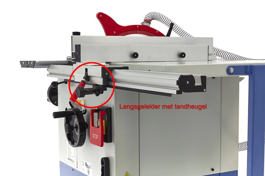 HBM 2200 Watt Professionele Cirkelzaagtafel Met Roltafel 13 HBM 2200 Watt Professionele Cirkelzaagtafel Met Roltafel - Afbeelding 13