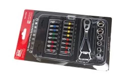 AOK 23 Delige Professionele ¼” Doppenset En Bitset Met Ratel In Handige Opbergetui -Meubelgereedschap Winkel hbm 4161.jpg 1200x600 a9e0bebc88