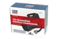 HBM 12 Volt Draagbare Digitale Compressor Met Accessoires -Meubelgereedschap Winkel hbm 471 4.jpg 1200x600 dfdacebc88
