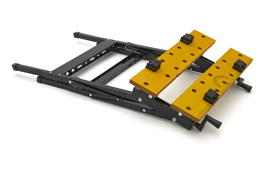 HBM Heavy Duty Opvouwbare Draagbare Werkbank Met Kantelbaar Werkblad En 150 Kg. Capaciteit 11 HBM Heavy Duty Opvouwbare Draagbare Werkbank Met Kantelbaar Werkblad En 150 Kg. Capaciteit - Afbeelding 11