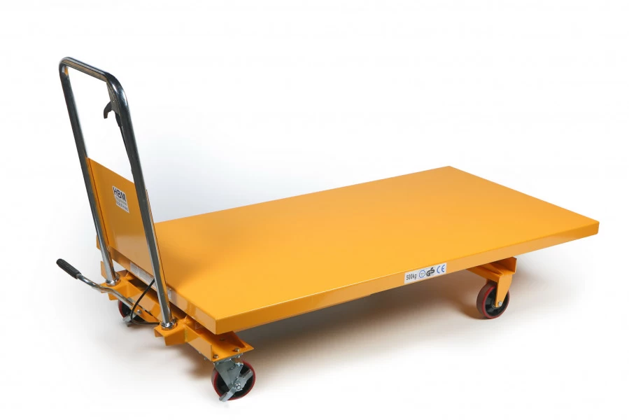 HBM 500 Kg Groot Verrijdbare Werktafel / Heftafel 2 HBM 500 Kg Groot Verrijdbare Werktafel / Heftafel - Afbeelding 2