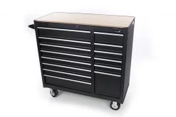 HBM Gereedschapswagen 14 Laden 100 Cm - Zwart